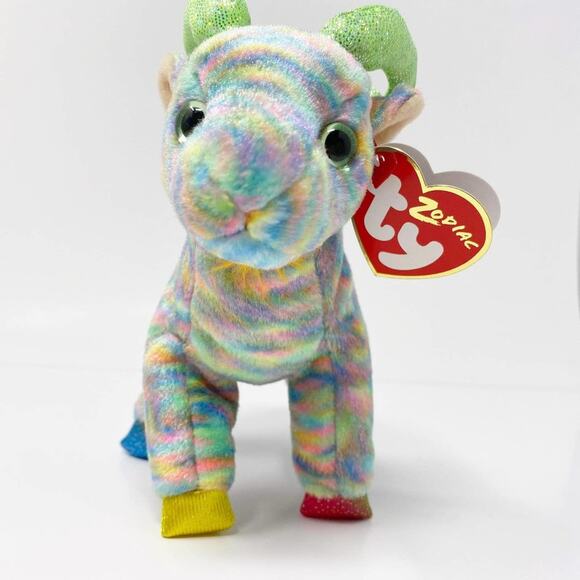 TY Vintage Zodiac "Goat" Beanie Baby - Picture 1 of 11